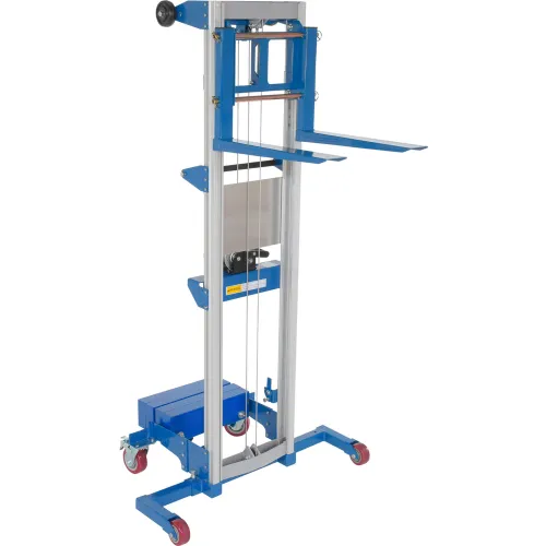 Vestil Hand Operated Counterbalanced Lift Truck A-LIFT-CB-EHP 350 Lb. Straddle Legs