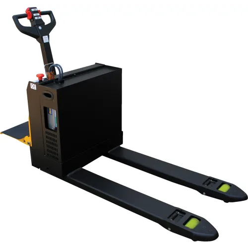 Vestil Self-Propelled Rider Pallet Jack, 4500 lb. Capacity, 27"W x 48"L Forks