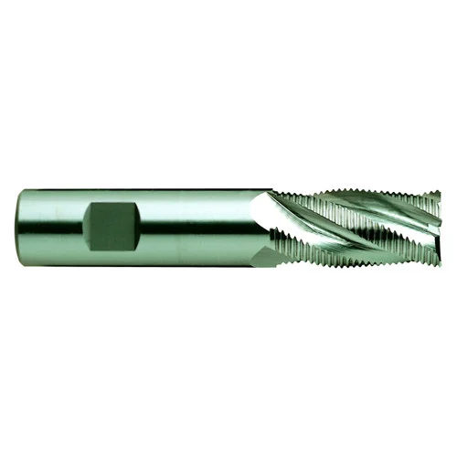 YG1 E9990020TF | 5/16" Diameter x 3/8" Shank x 3/4" LOC x 2-1/2" OAL x 30 Degree Helix Angle 3 Flute TiAlN Coated Premium HSS-PM E9990 Roughing End Mill